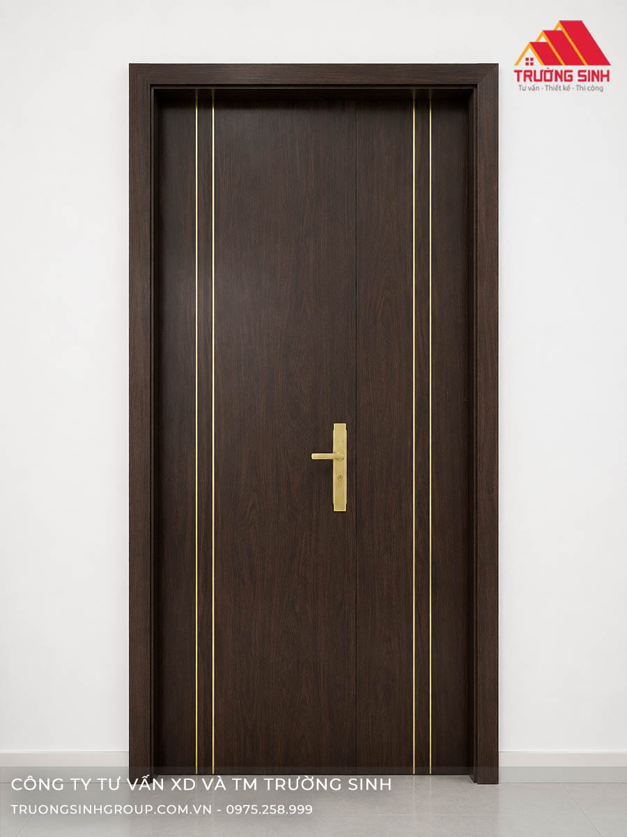 Mẫu cửa Composite 2 cánh sang trọng